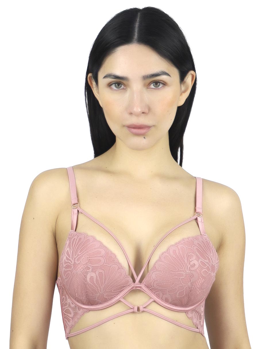 Brassiere escote profundo Lady Carnaval copa preformada para mujer Brassiere escote profundo Lady Carnaval copa preformada para mujer