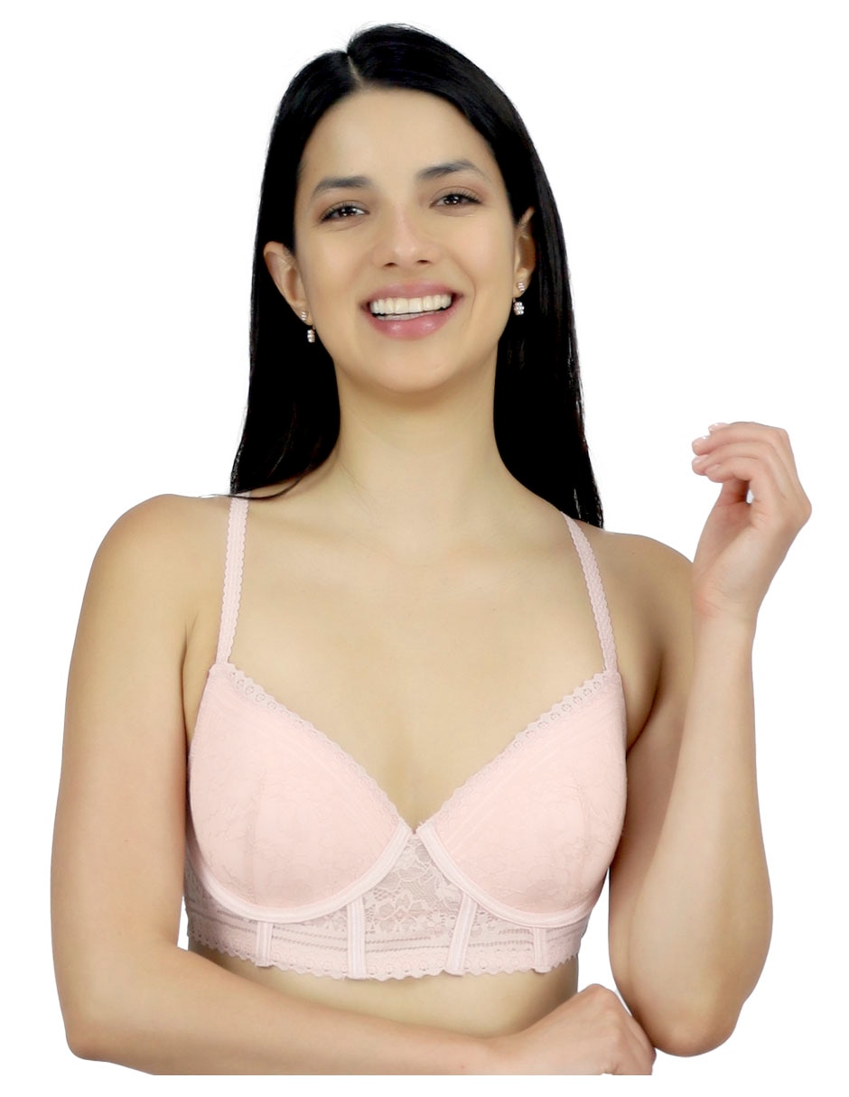 Brassiere escote profundo copa preformada para mujer Brassiere escote profundo copa preformada para mujer