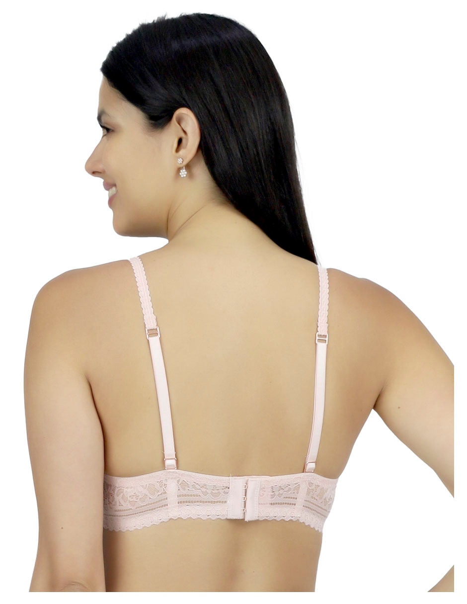 Brassiere escote profundo copa preformada para mujer 3