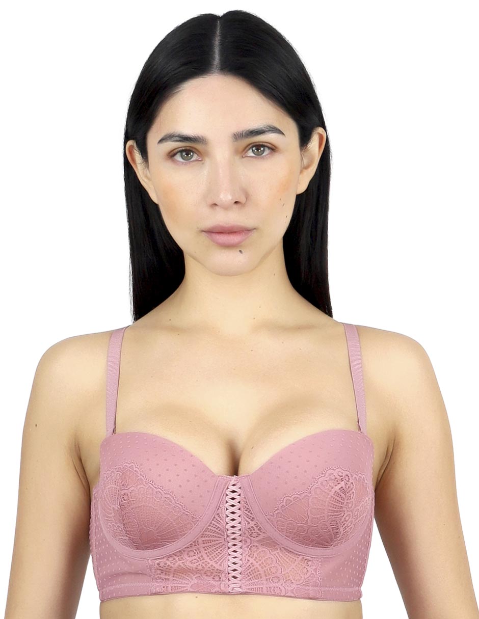 Brassiere balconette para mujer