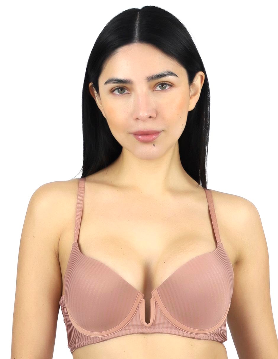 Brassiere escote profundo copa preformada para mujer Brassiere escote profundo copa preformada para mujer
