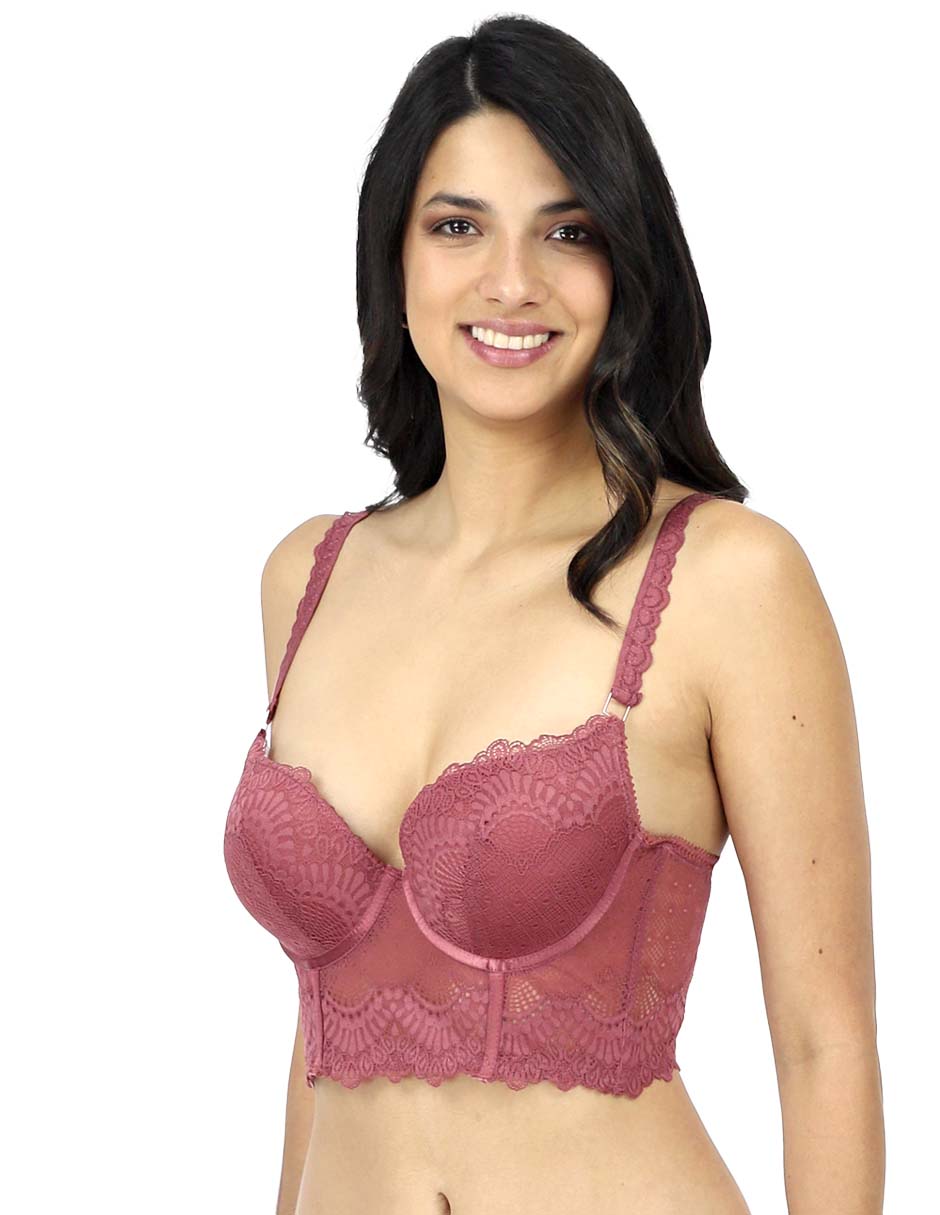 Brassiere peto medio copa preformada para mujer 2
