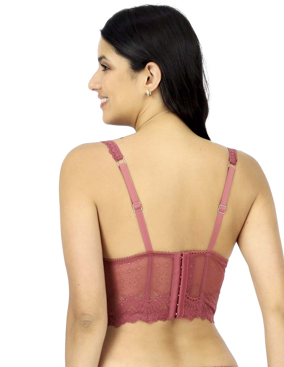 Brassiere peto medio copa preformada para mujer 3