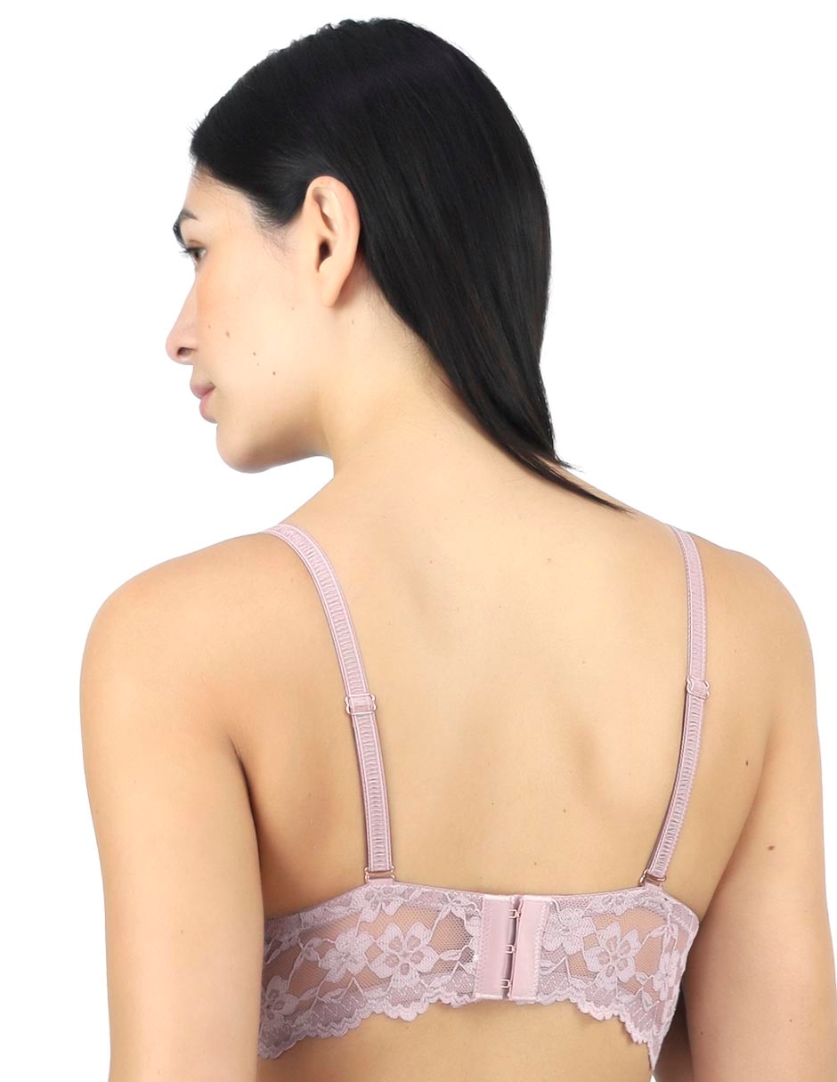 Brassiere escote profundo copa preformada para mujer 3