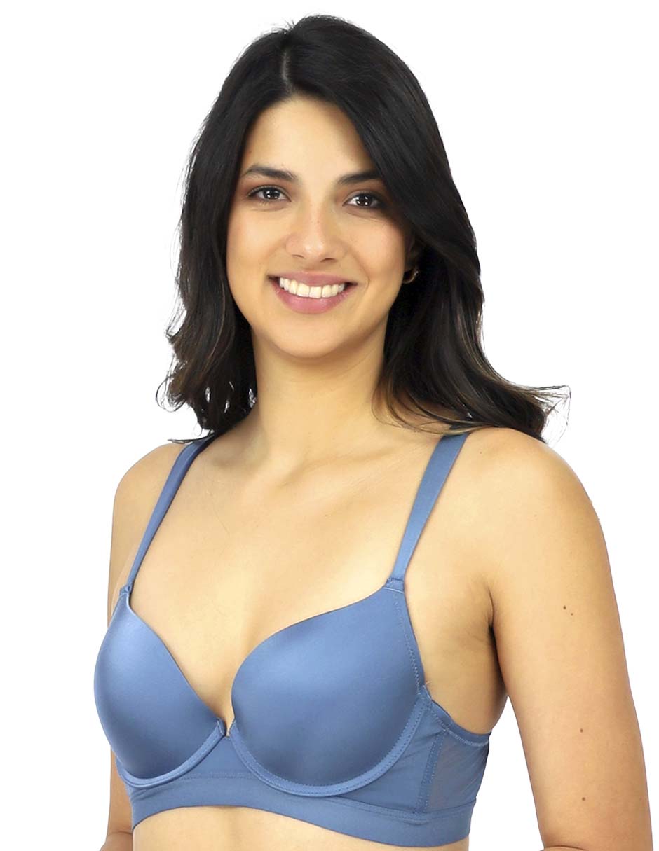 Brassiere escote profundo copa preformada para mujer 2