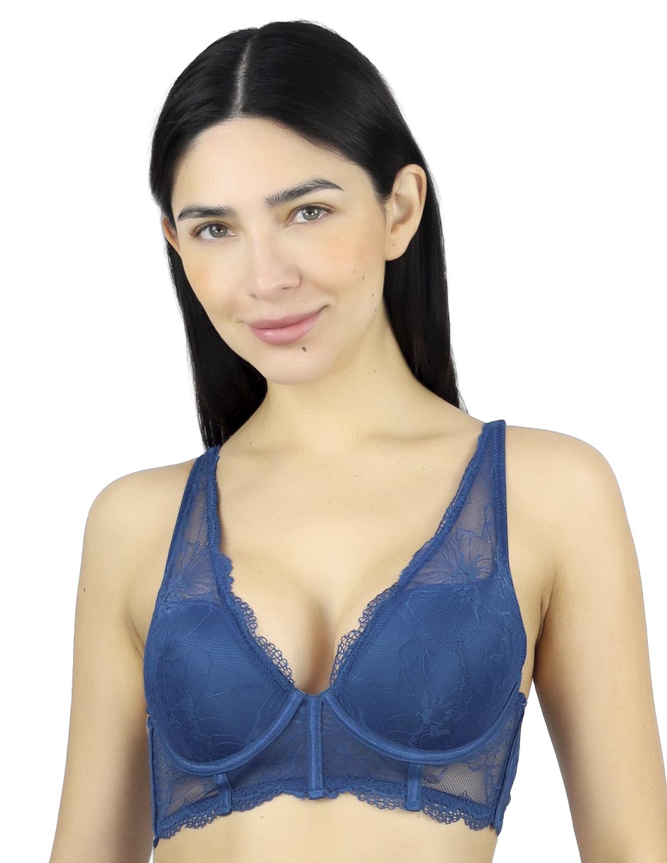Brassiere escote profundo copa preformada para mujer Brassiere escote profundo copa preformada para mujer