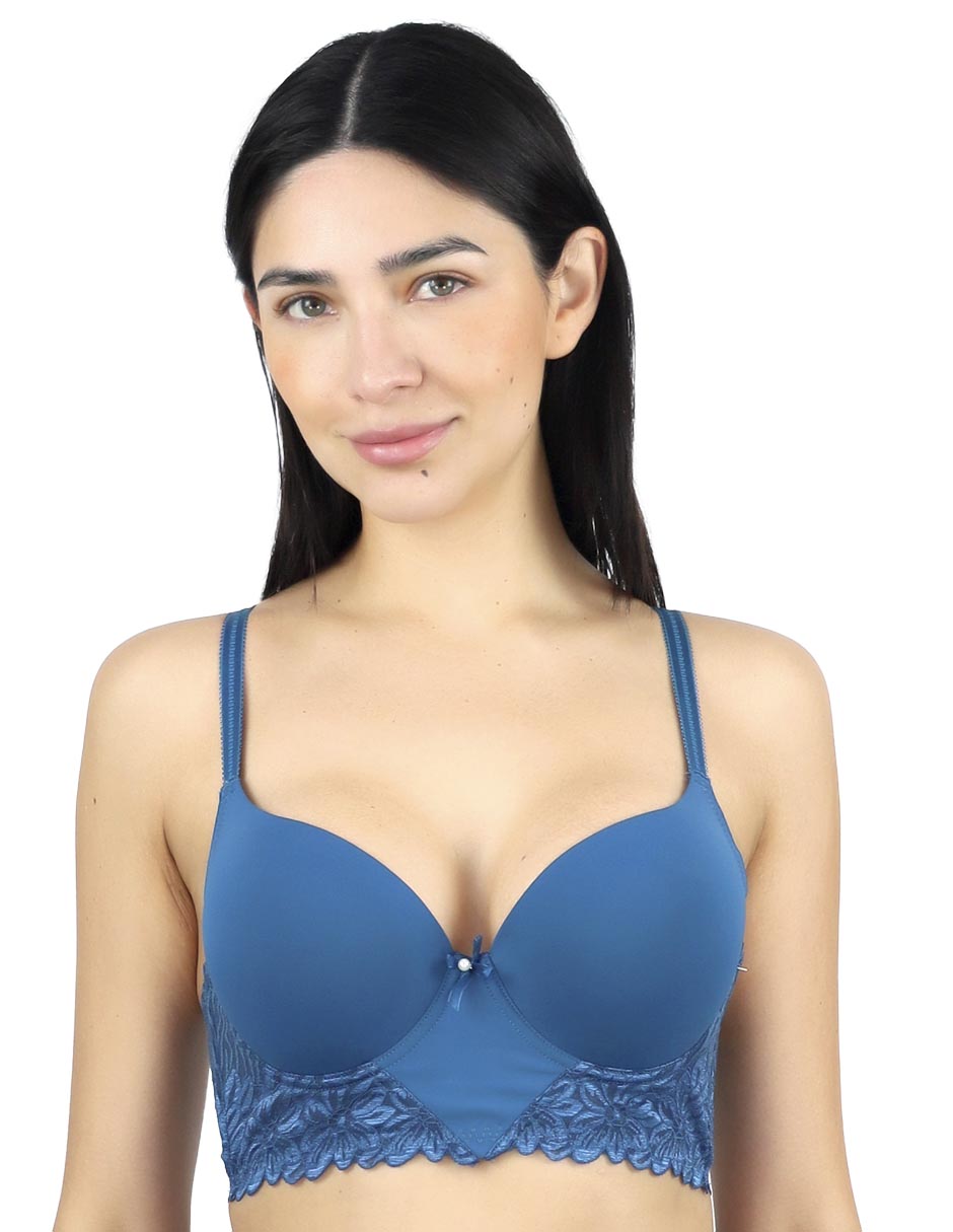 Brassiere escote profundo copa preformada para mujer Brassiere escote profundo copa preformada para mujer