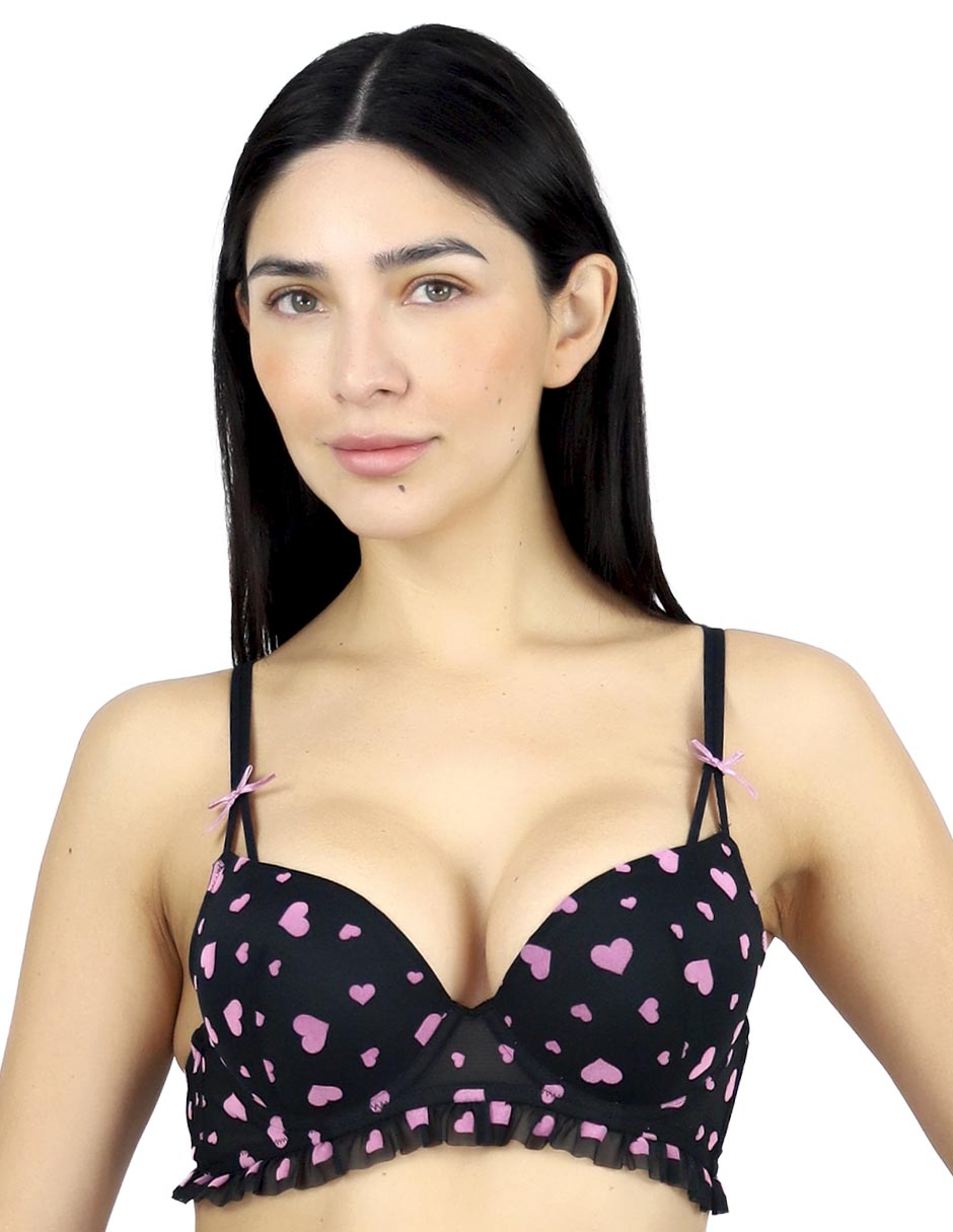 Brassiere escote profundo copa preformada para mujer Brassiere escote profundo copa preformada para mujer