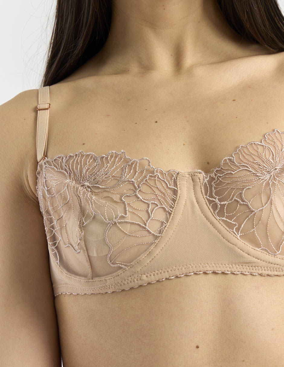 Brassiere demi media copa para mujer 3