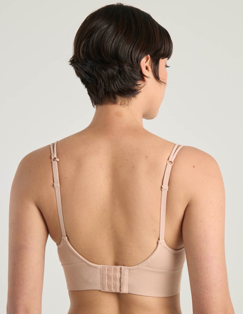 Brassiere demi con copa seamless para mujer 3