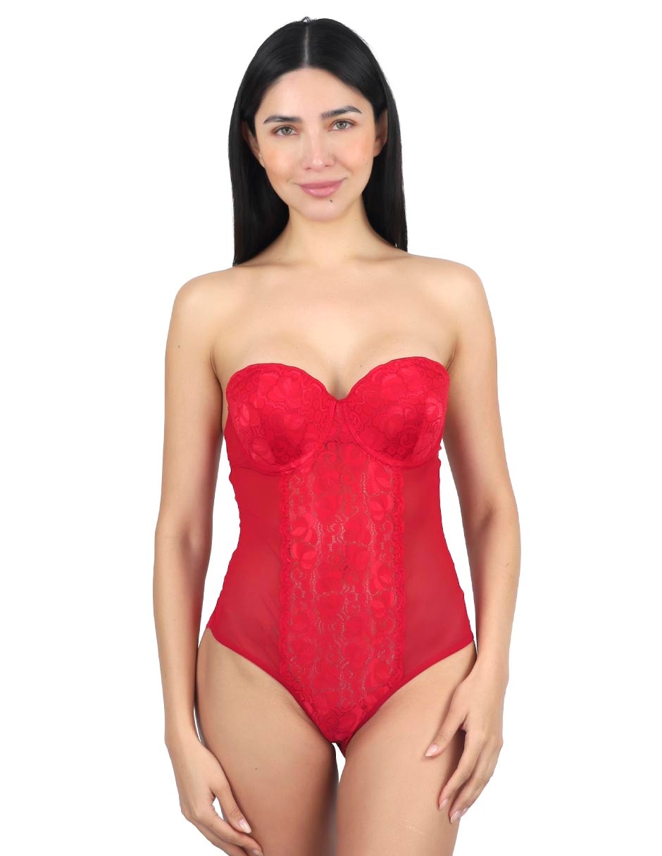 Body escote profundo para mujer 4