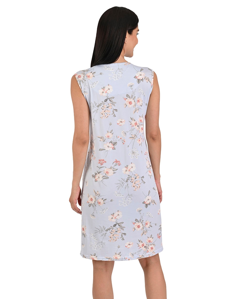 Camisón estampado floral de algodón 2