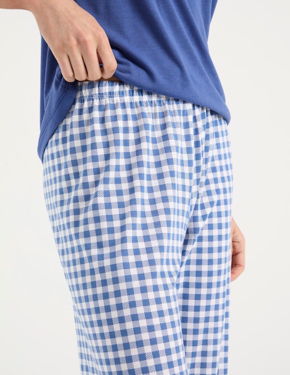 PIJAMA WK0126-101 WEEK, CH, AZUL MEDIO