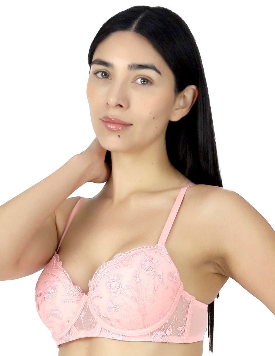 Brassiere plunge con copa para mujer 2