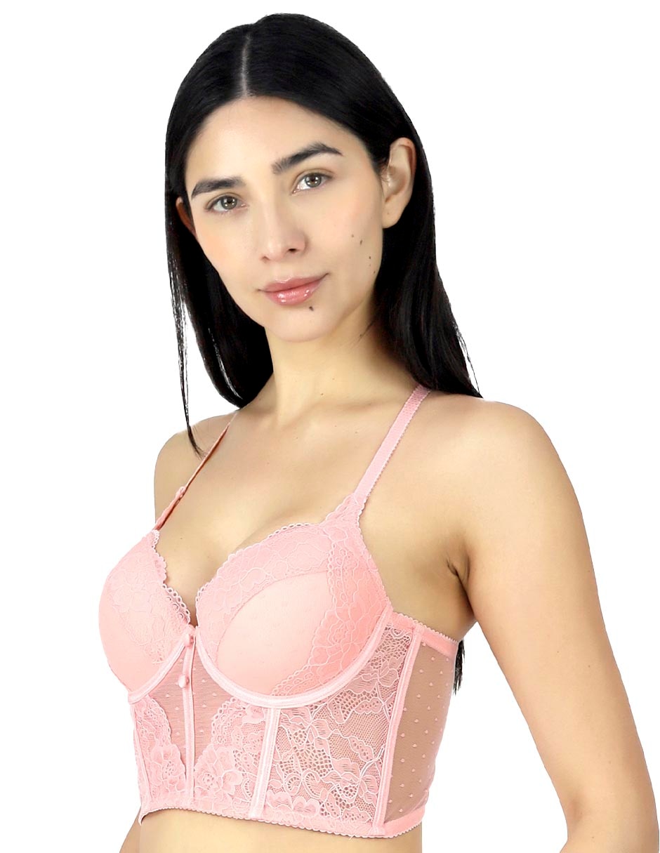 Brassiere peto medio copa preformada para mujer 2