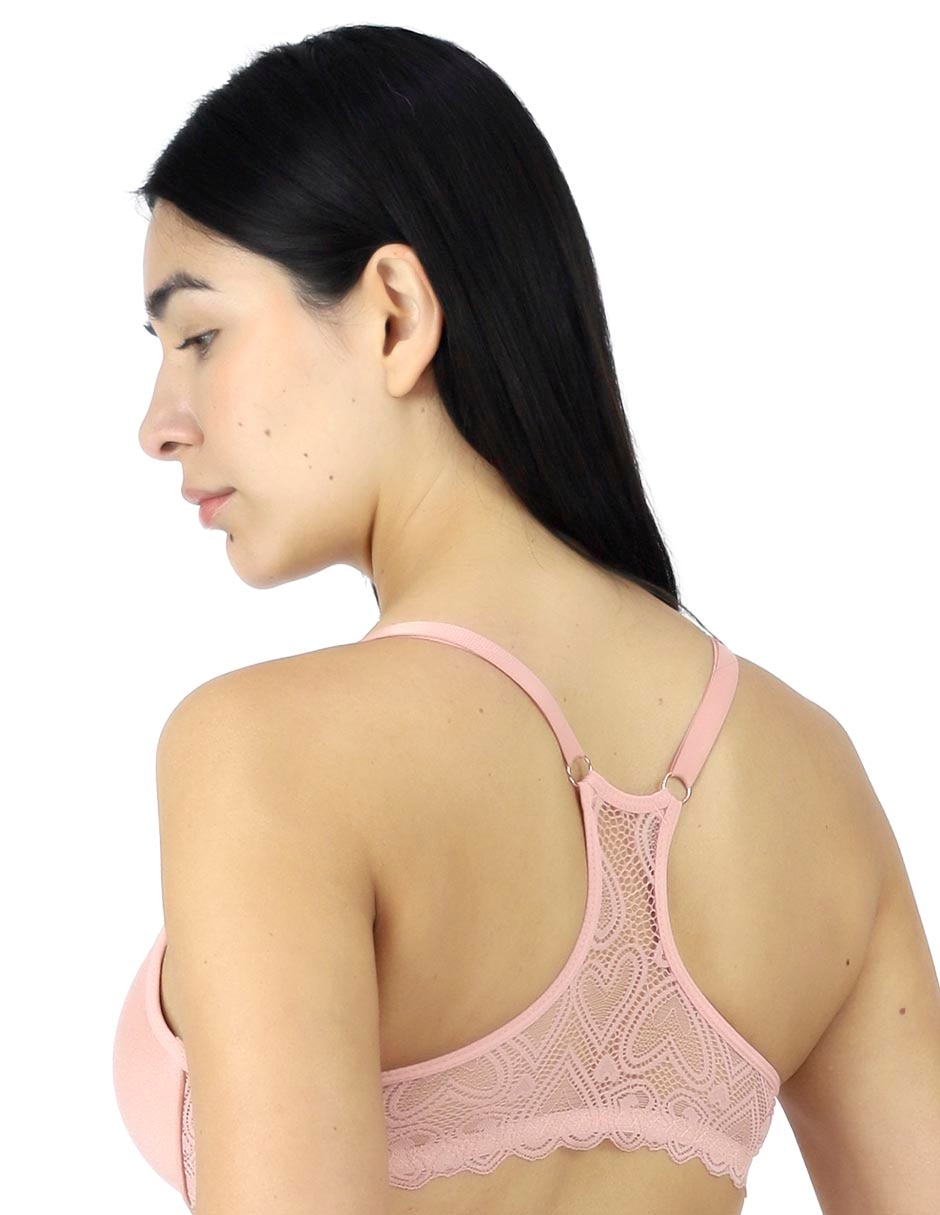 Brassiere racer back copa doble push up para mujer 3