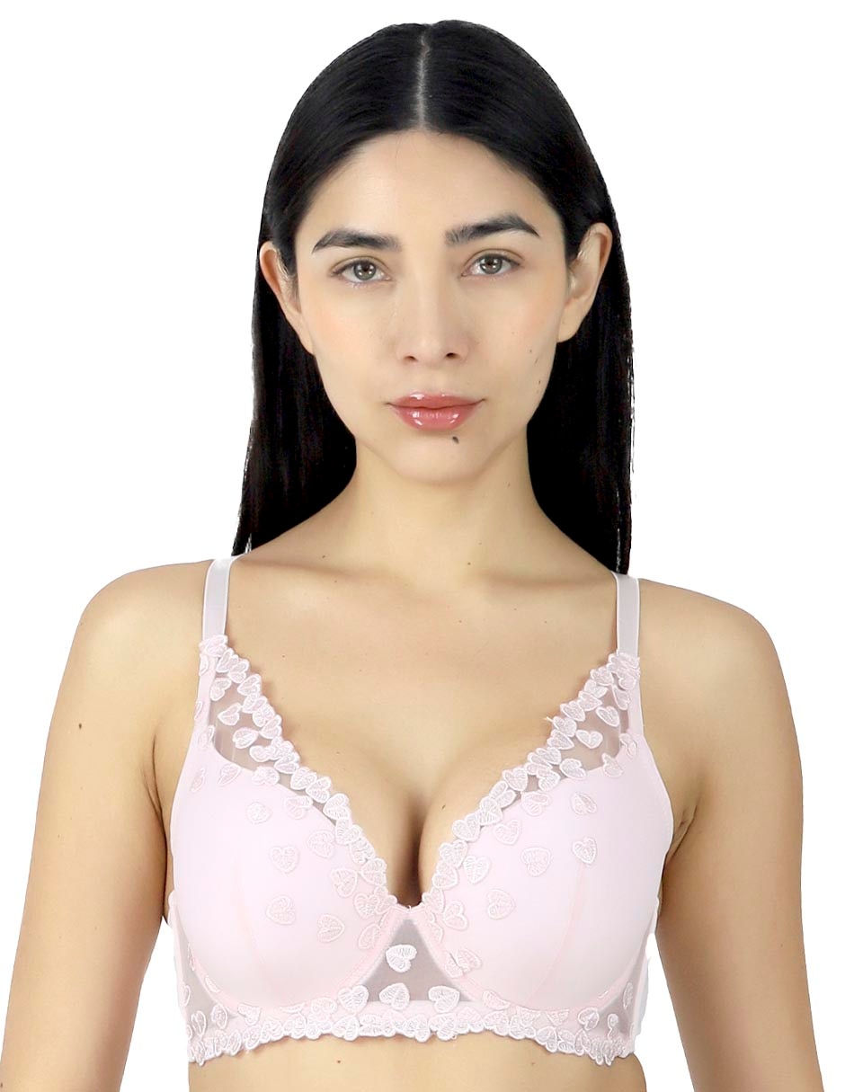 Brassiere escote profundo copa preformada para mujer Brassiere escote profundo copa preformada para mujer