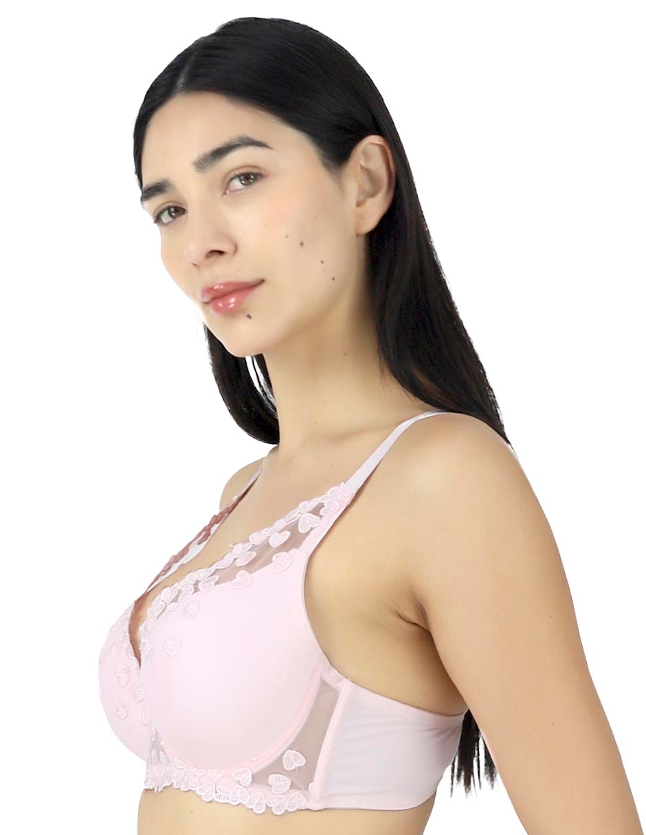 Brassiere escote profundo copa preformada para mujer 2