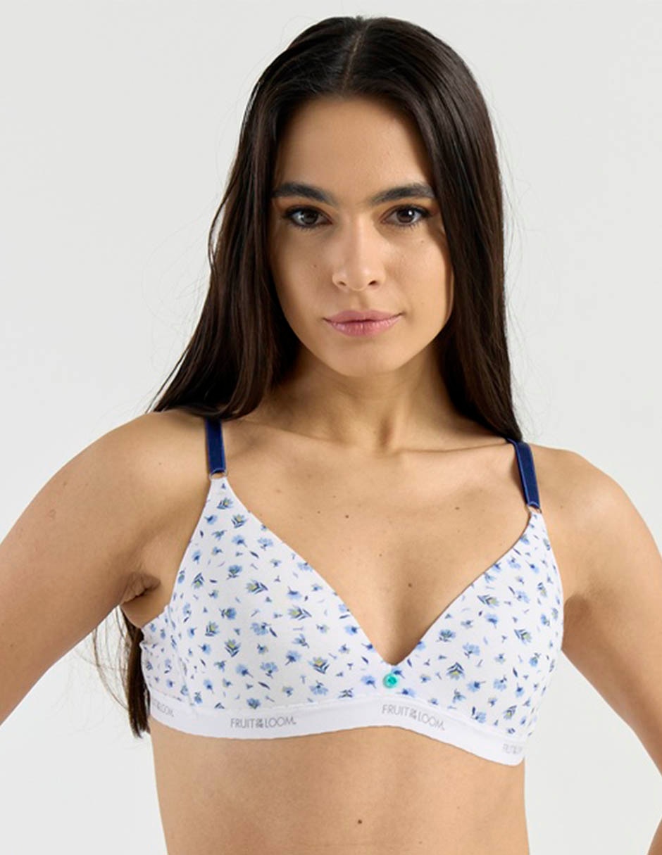 Brassiere demi copa preformada para mujer 2