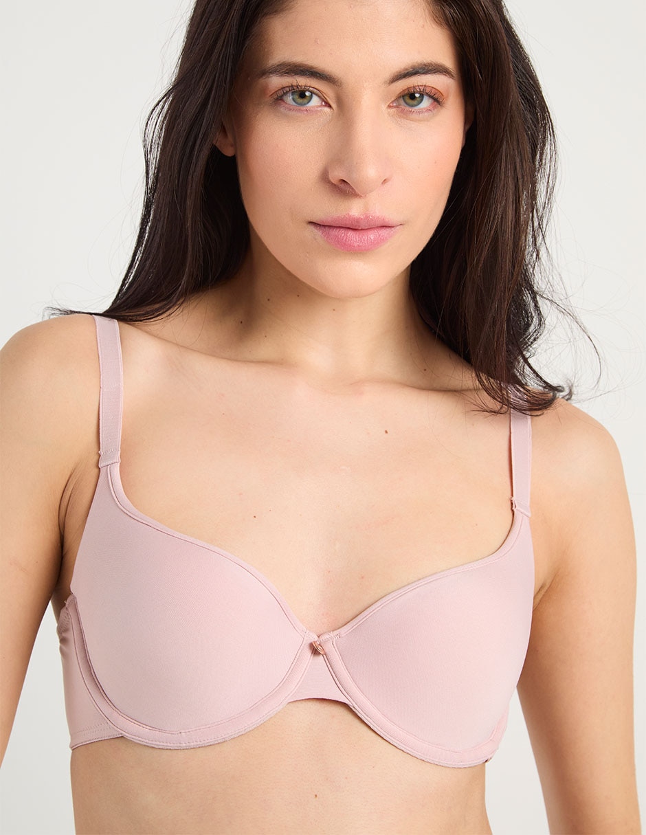 Brassiere demi con copa para mujer 4