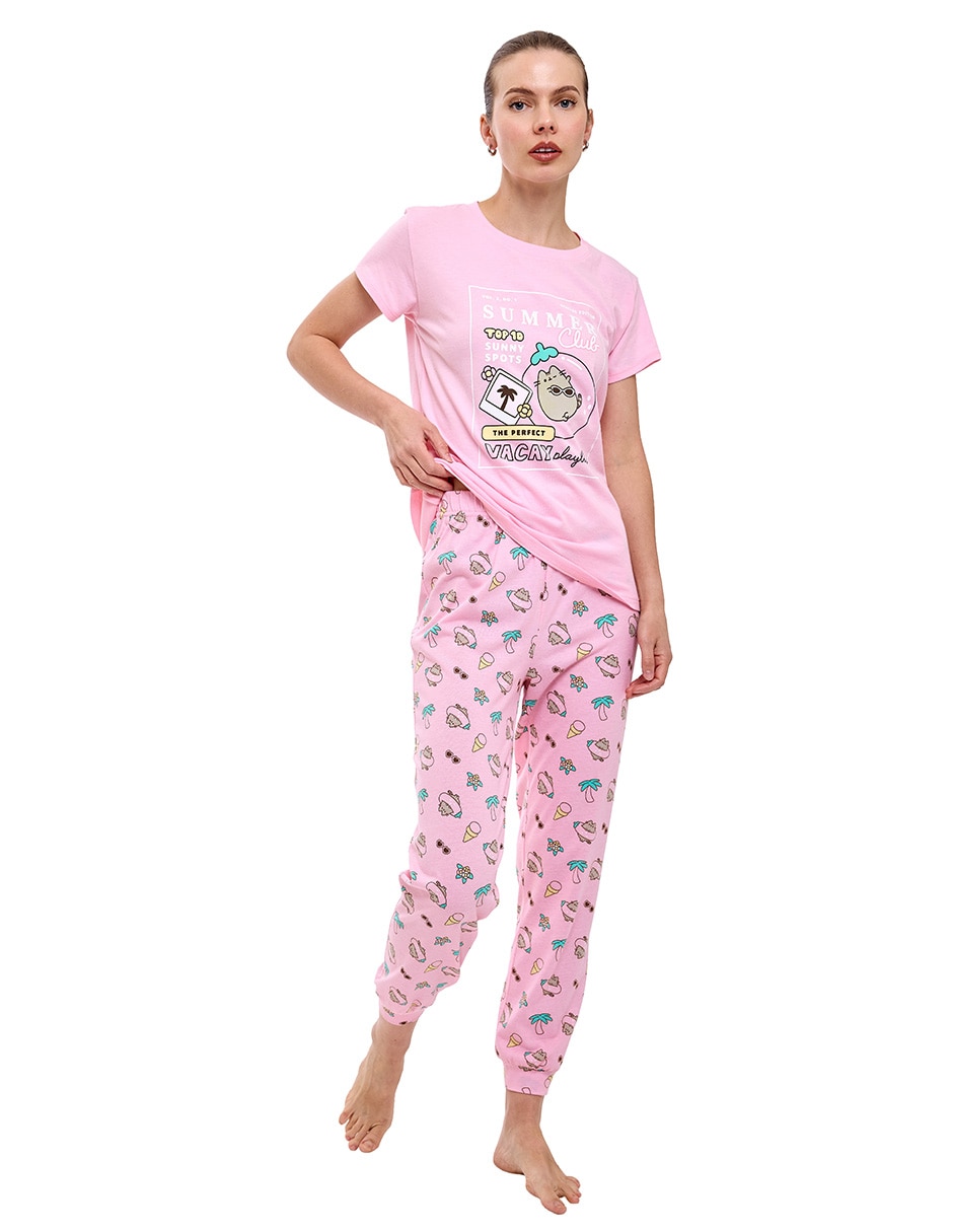 Conjuto pijama Pusheen para mujer Conjuto pijama Pusheen para mujer