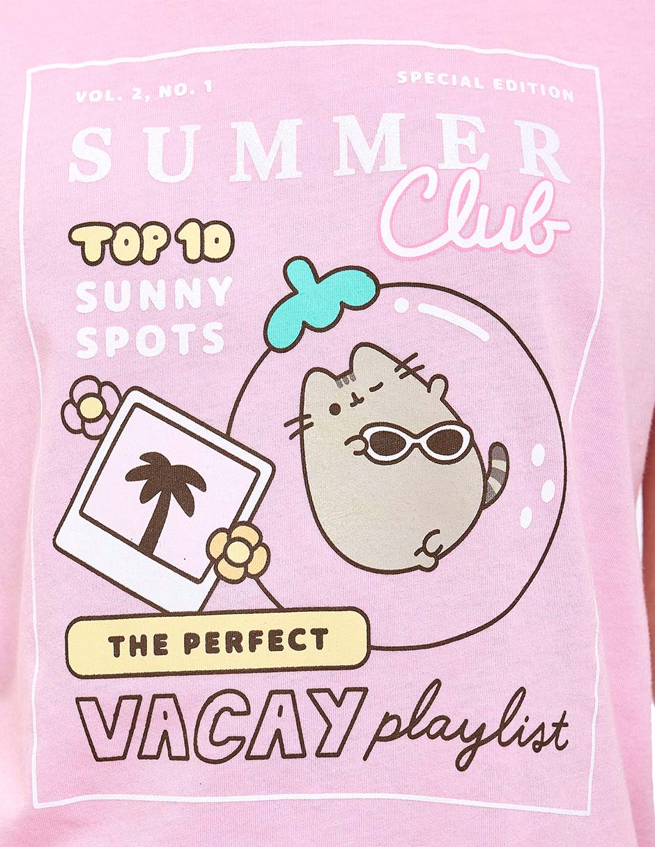 Conjuto pijama Pusheen para mujer 4