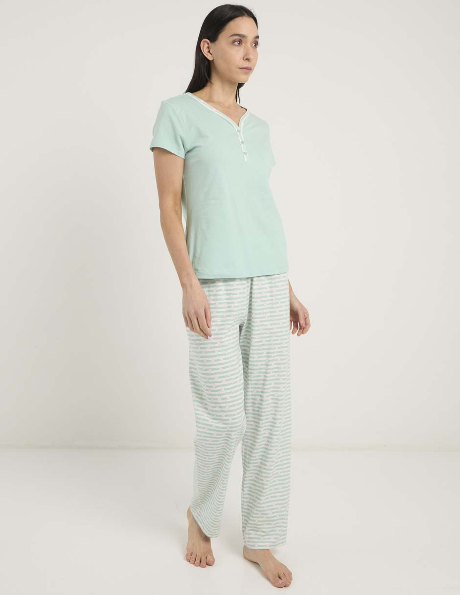 PIJAMA WK0226-205 WEEK, M, VERDE MEDIO