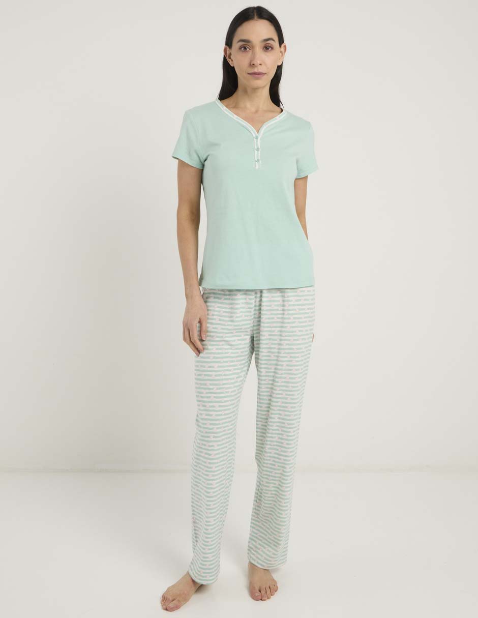 PIJAMA WK0226-205 WEEK, M, VERDE MEDIO