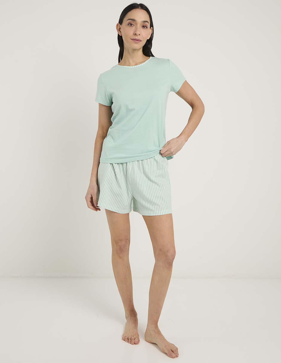 ART. MOD. PIJAMA, VERDE MEDIO, M