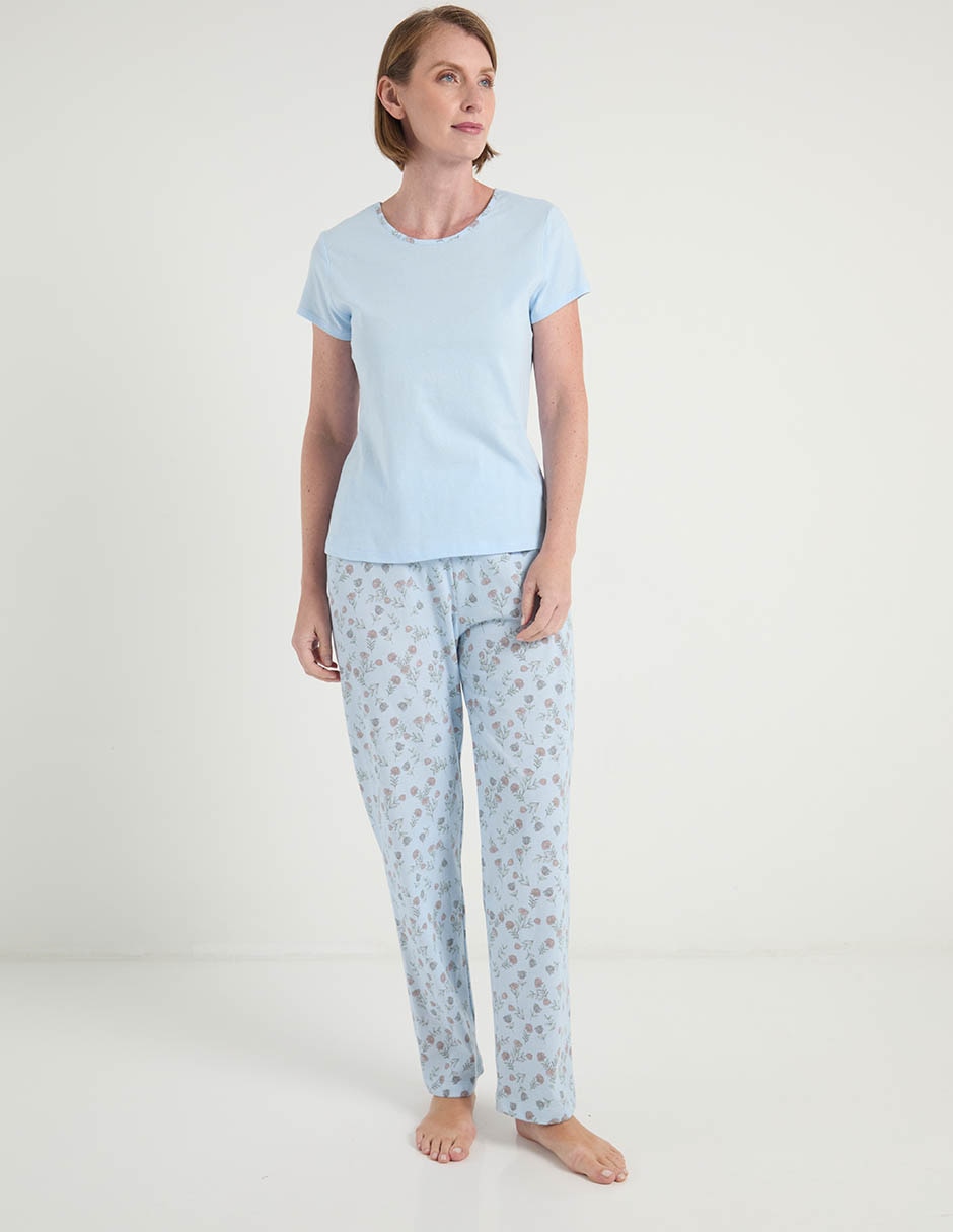 PIJAMA WK0326-306 WEEK, CH, AZUL MEDIO
