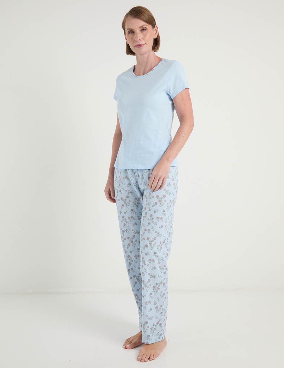 PIJAMA WK0326-306 WEEK, CH, AZUL MEDIO
