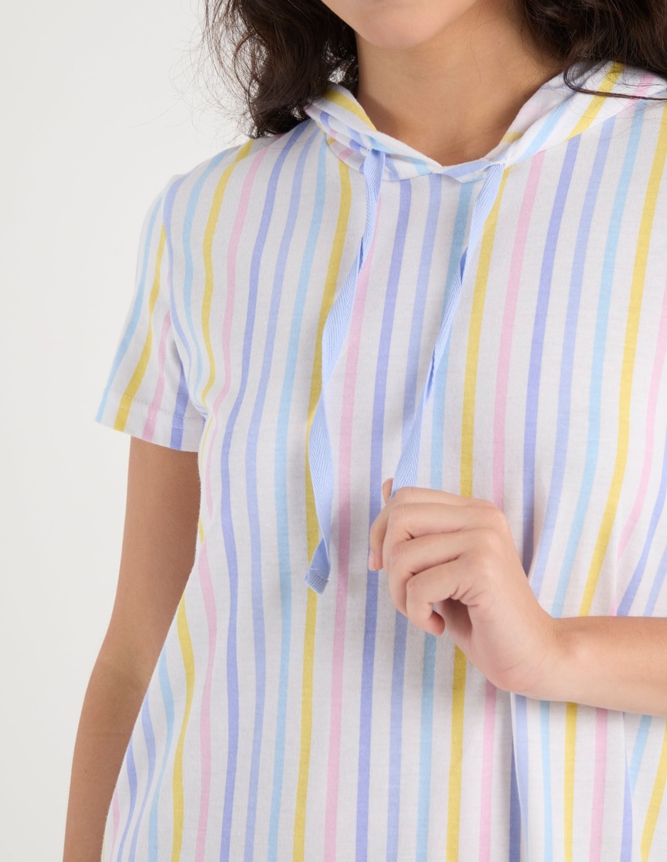Camisón estampado a rayas 5