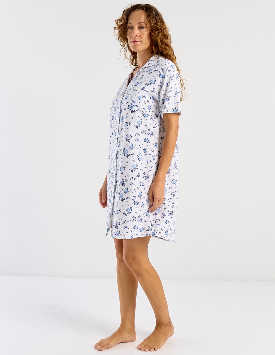 Camisón estampado floral de algodón 3