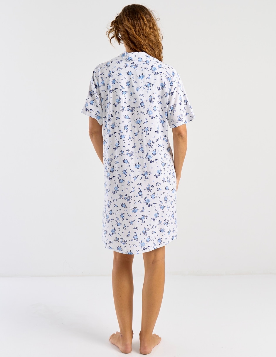 Camisón estampado floral de algodón 6
