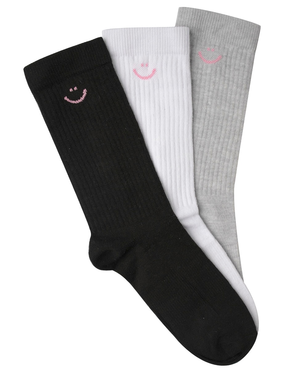 Set de calceta para mujer 3 pares Set de calceta para mujer 3 pares
