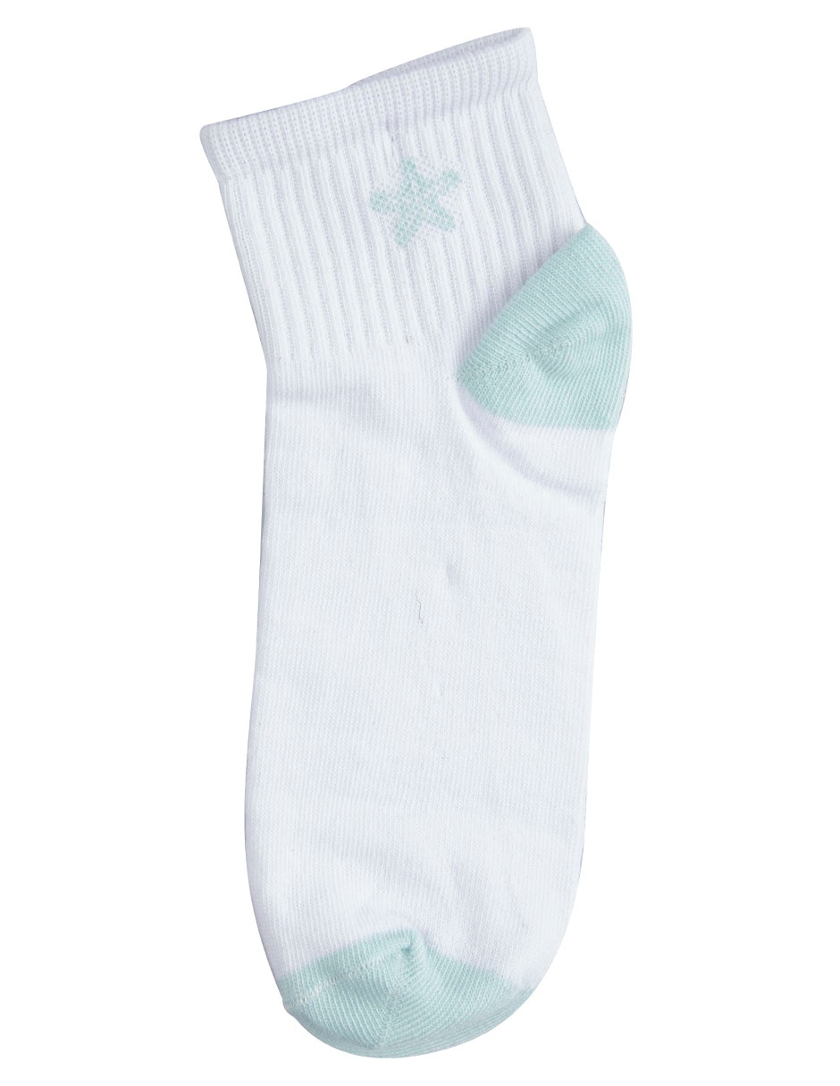 Set de calcetín de algodón para mujer 3 pares 3
