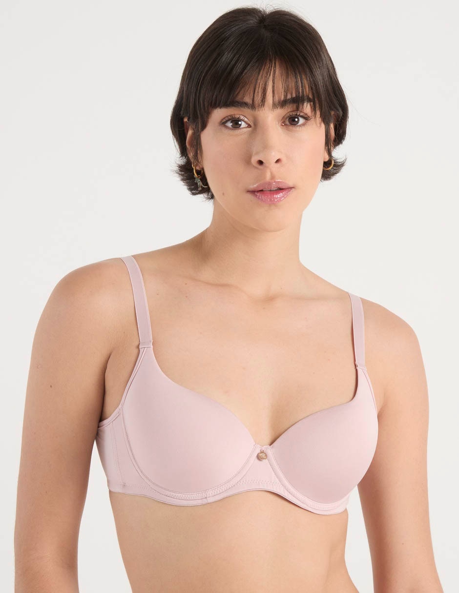 Brassiere demi copa preformada para mujer