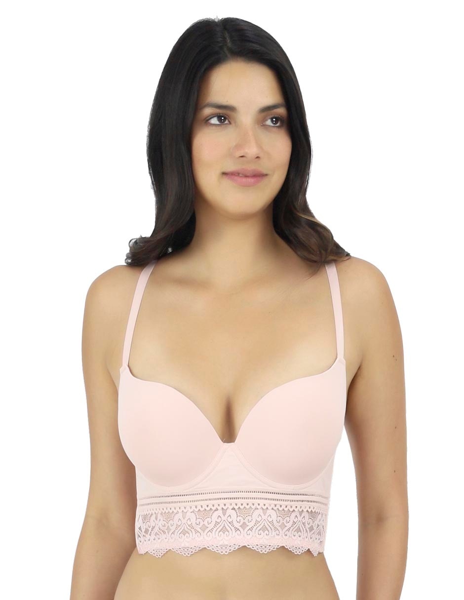 Brassiere escote profundo copa preformada para mujer Brassiere escote profundo copa preformada para mujer