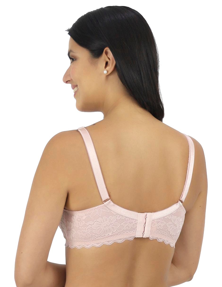 Brassiere demi con copa preformada para mujer 3