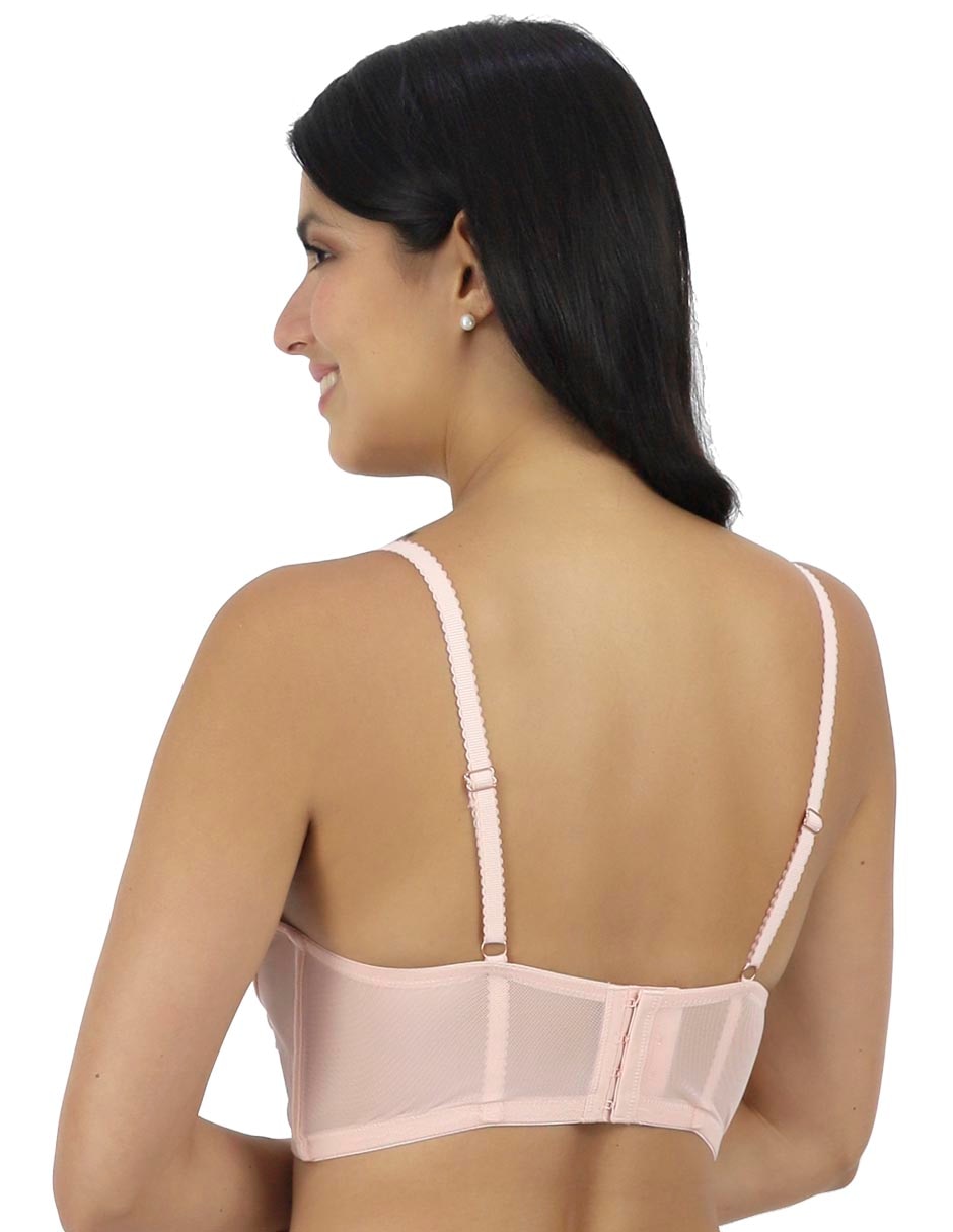 Brassiere corselette copa preformada para mujer 3