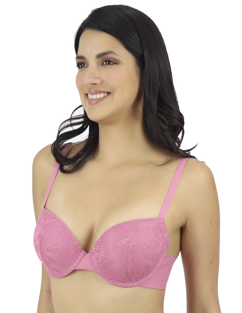 Brassiere demi copa preformada para mujer 2