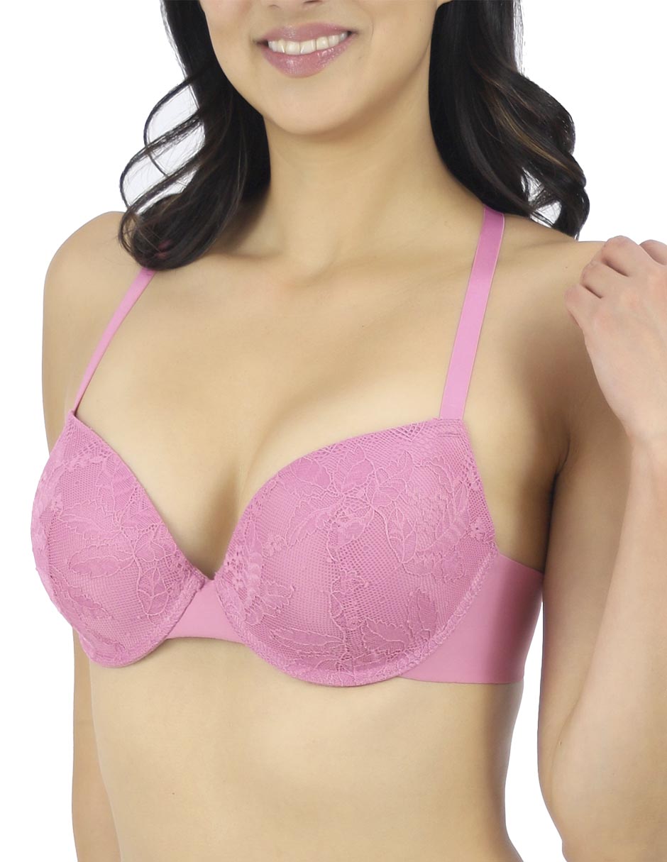 Brassiere demi copa preformada para mujer 4