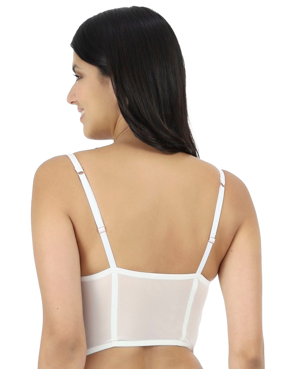 Brassiere corselette copa preformada para mujer 3