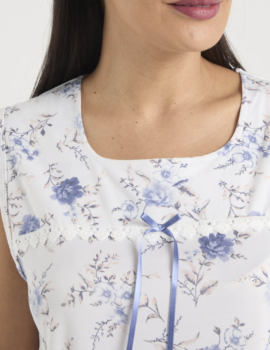 Camisón estampado floral 4
