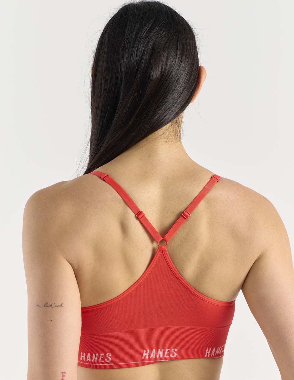 BRASSIERE 0PHM005 HANES, M, ROJO