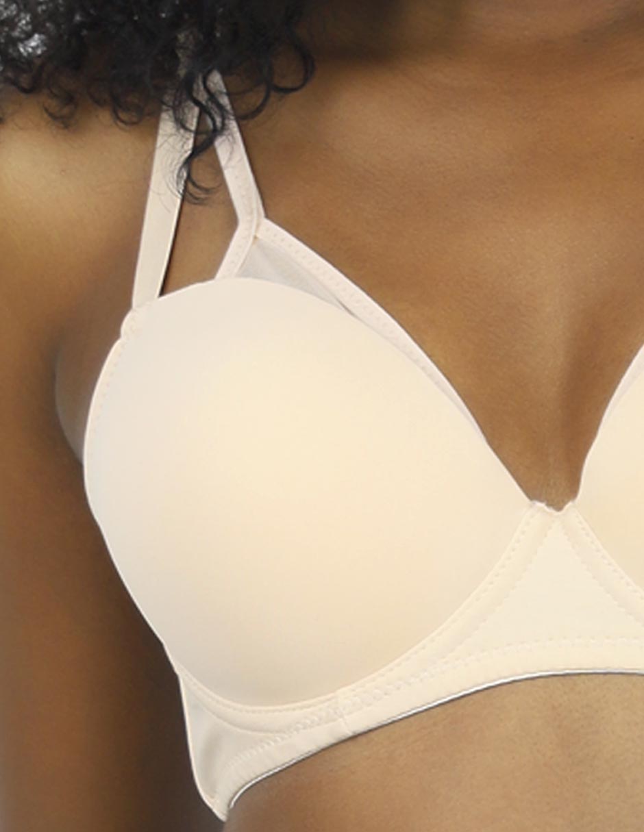 Brassiere escote profundo copa preformada para mujer 4