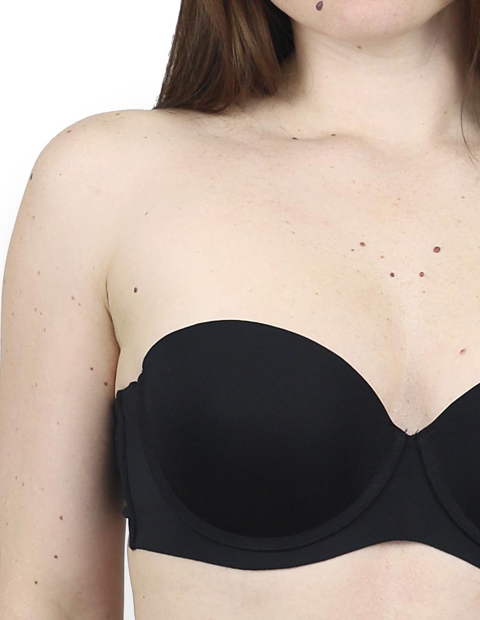 Brassiere escote profundo copa push up para mujer 4