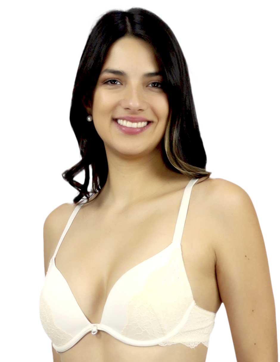 Brassiere plunge copa preformada para mujer 2