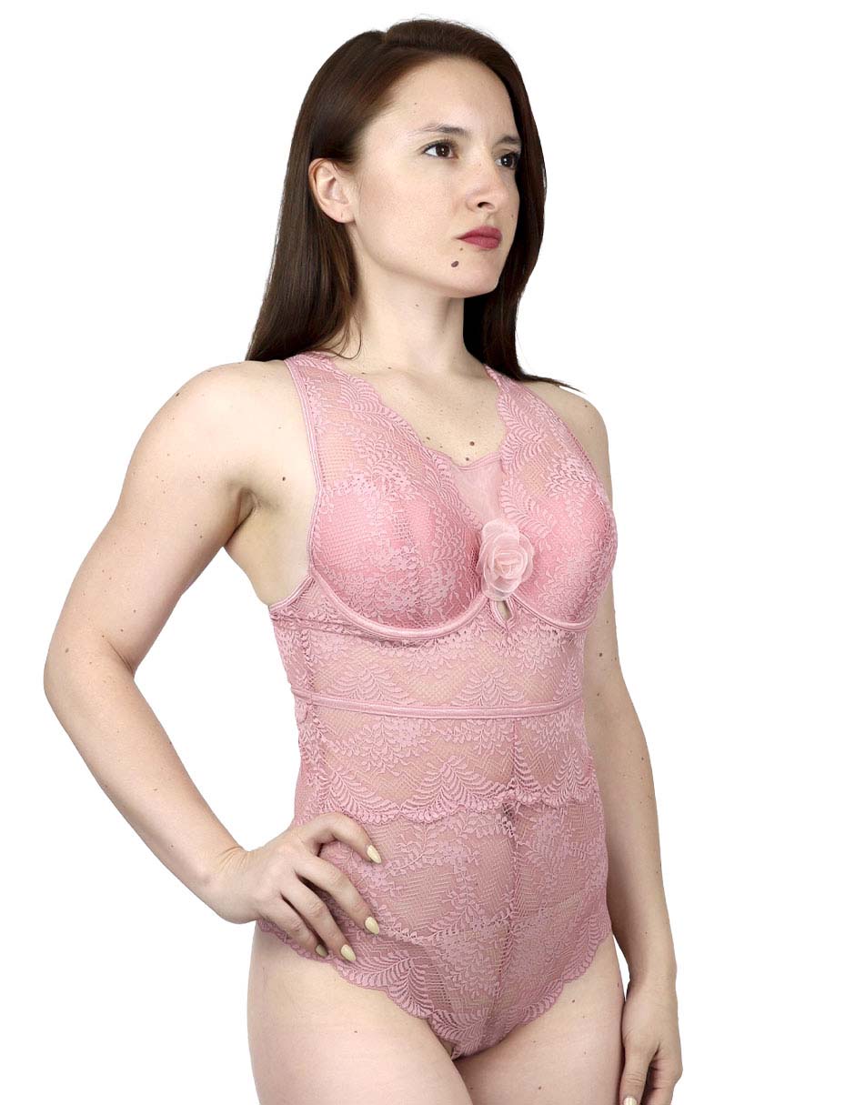 Body escote ilusión para mujer 2