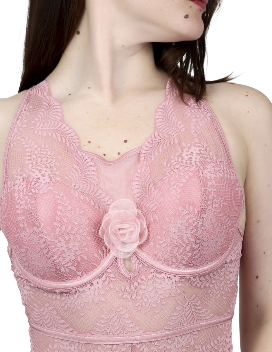 Body escote ilusión para mujer 4